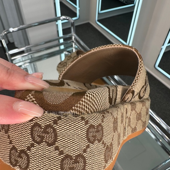 Gucci platform sandals - Picture 3 of 4